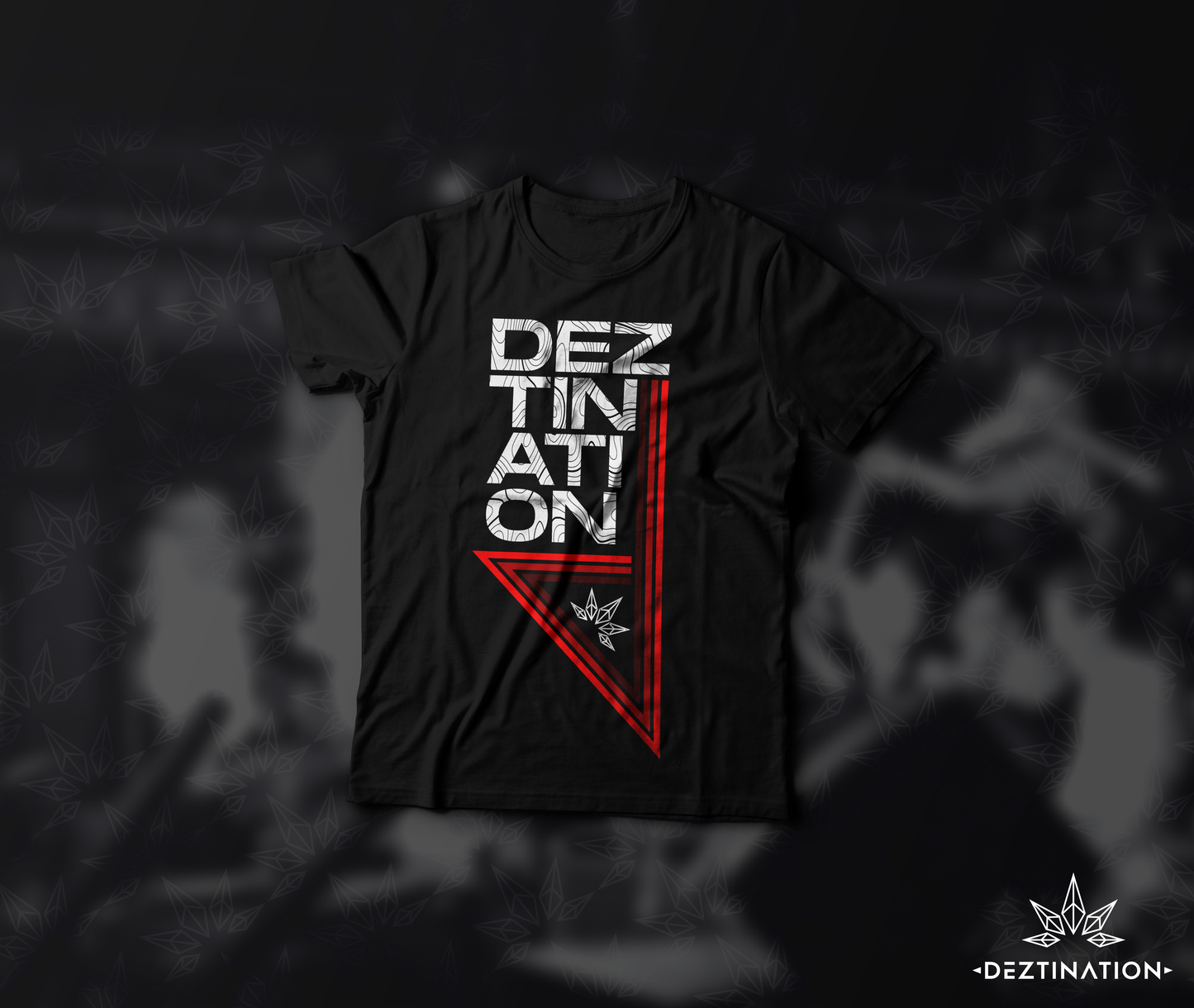 Deztination Crystal Logo Spectrum T-Shirt (Male)