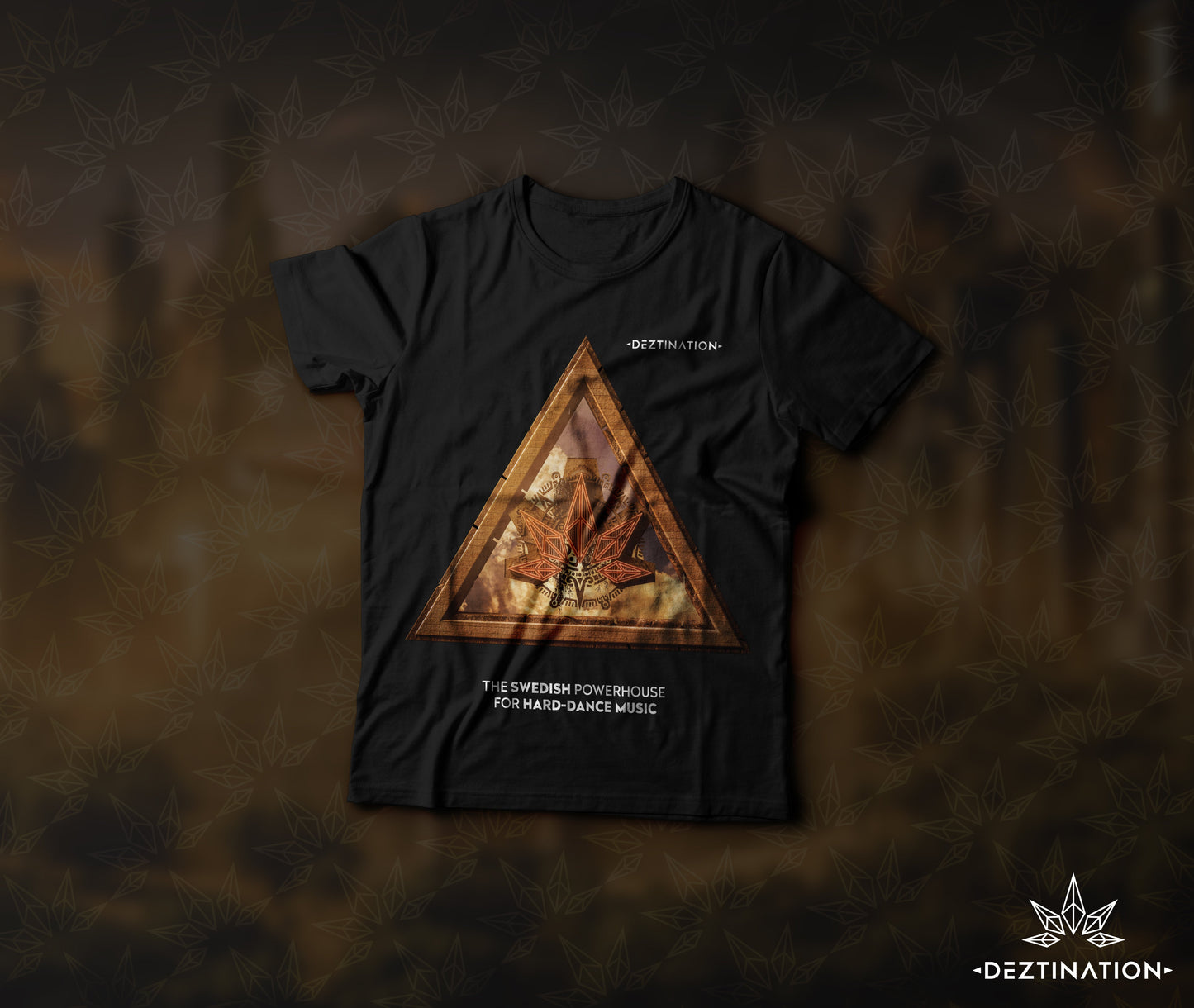 "Enchanted Chrystal Triangle" T-Shirt (Female)