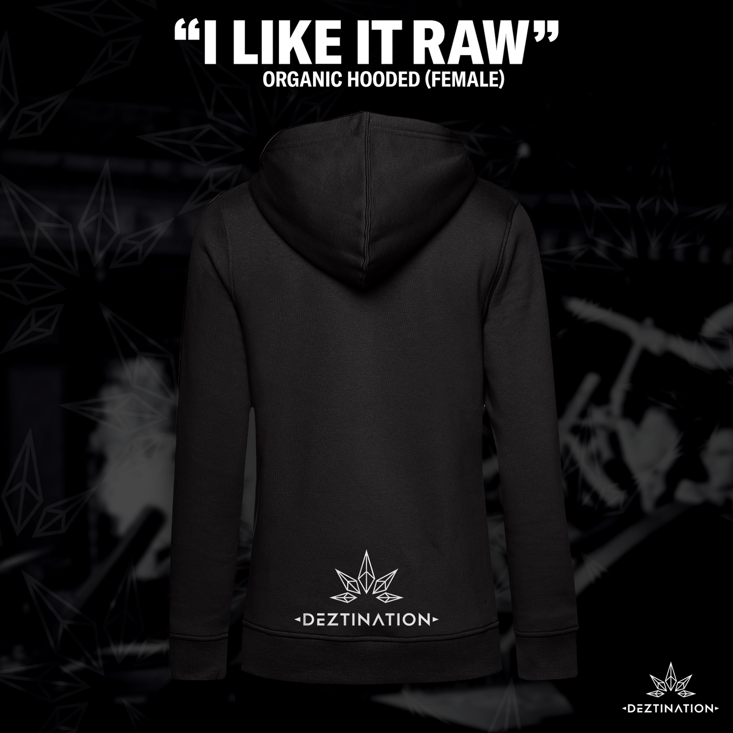 "I Like It Raw" Hoodie (female)