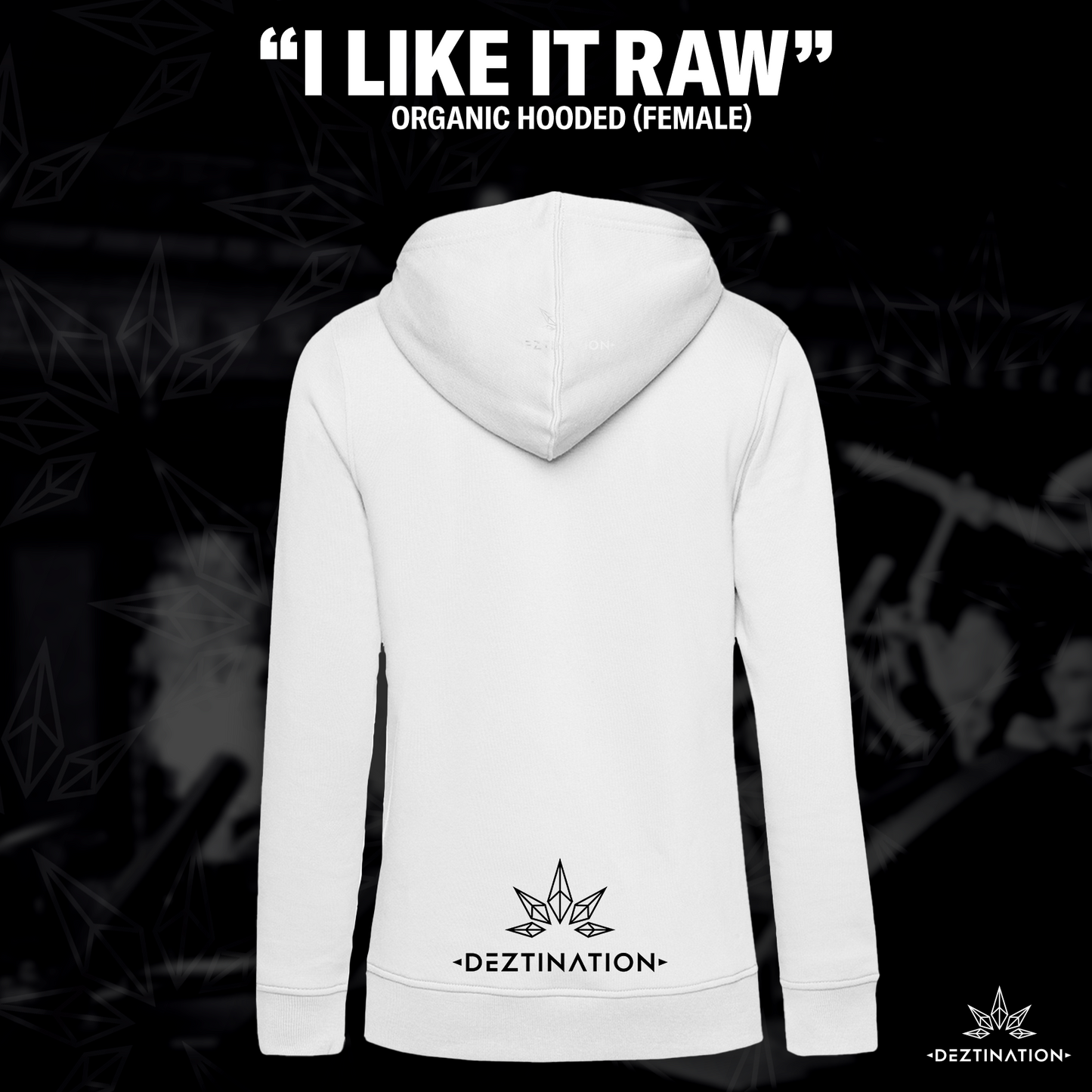 "I Like It Raw" Hoodie (female)