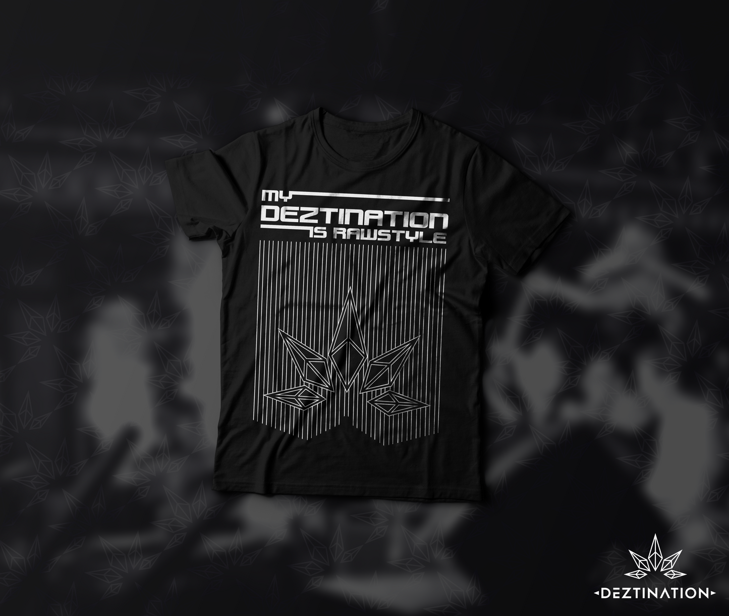 "My Deztination is Rawstyle" Crystal T-Shirt (female)
