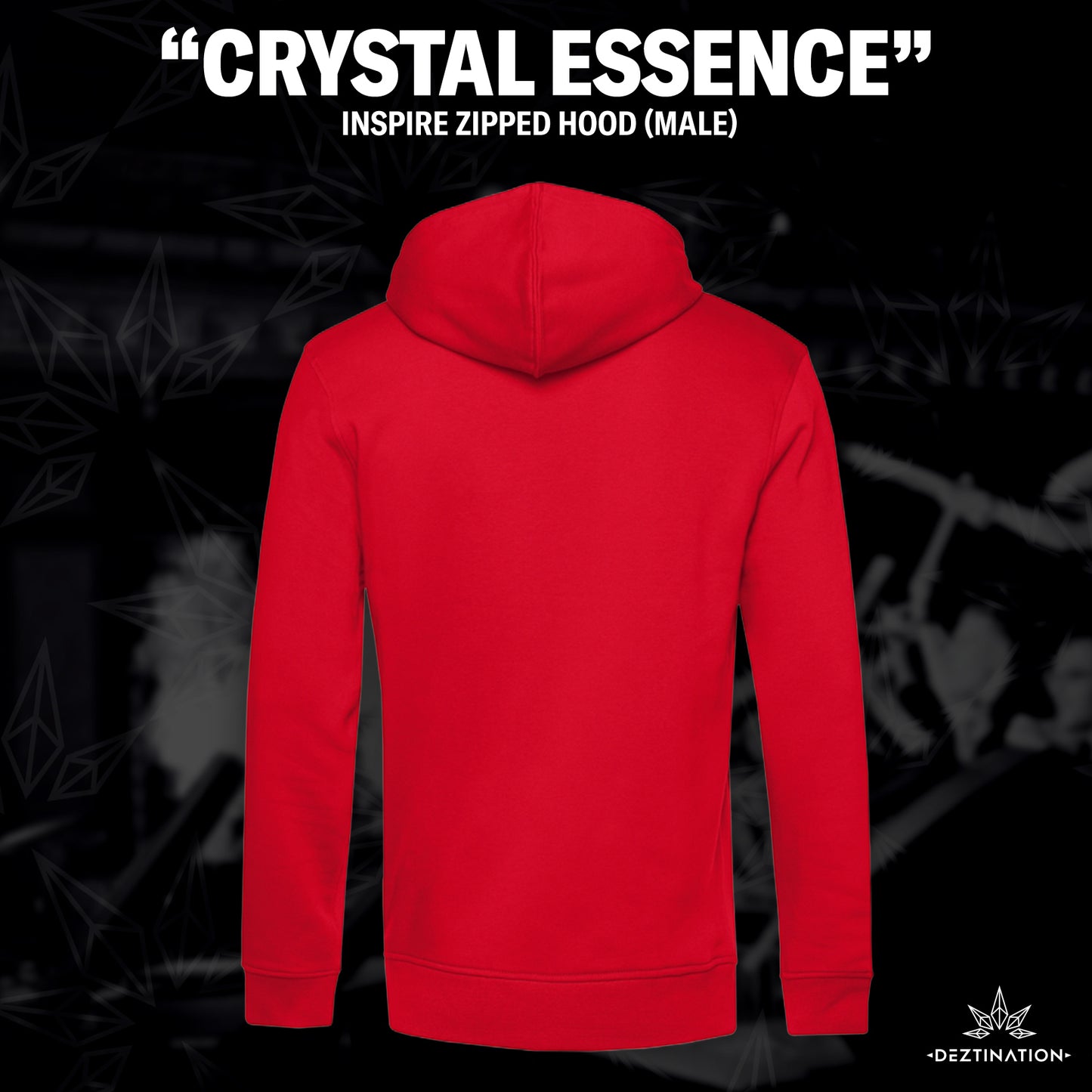 "Chrystals Essence" Zip Hoodie (male)
