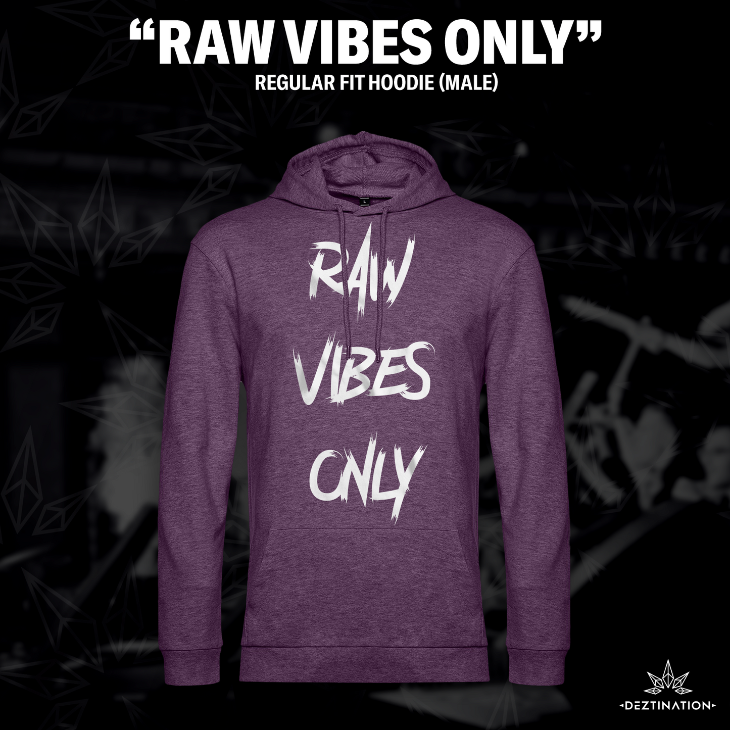 "Raw Vibes Only" Rawstyle Hoodie (Male)