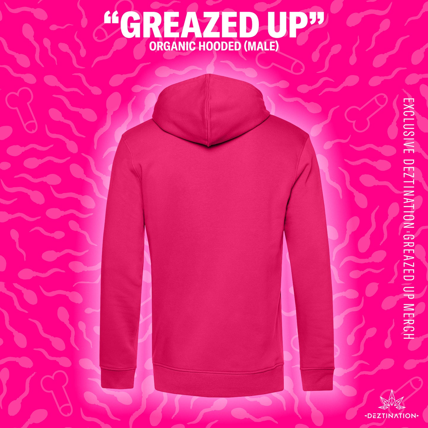 Greazed Up! Hoodie Pink (Male)