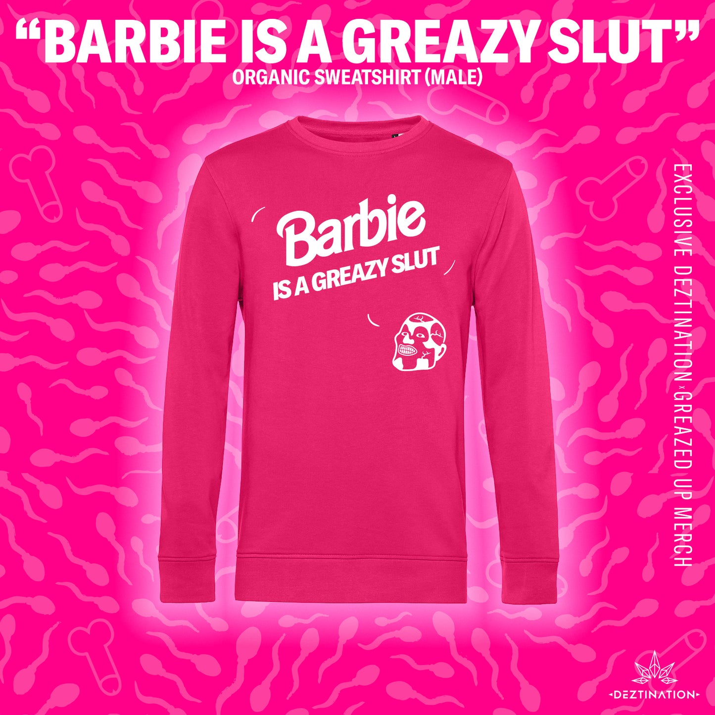 Barbie is a Greazy slut sweater (male)