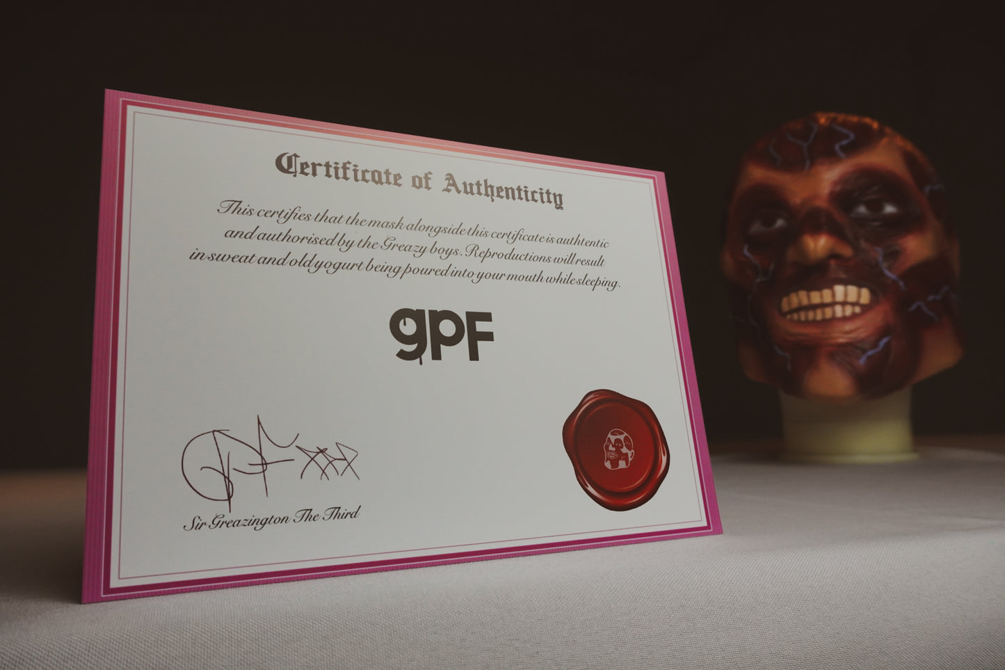VIP ACCESS: GPF – VIP MASK