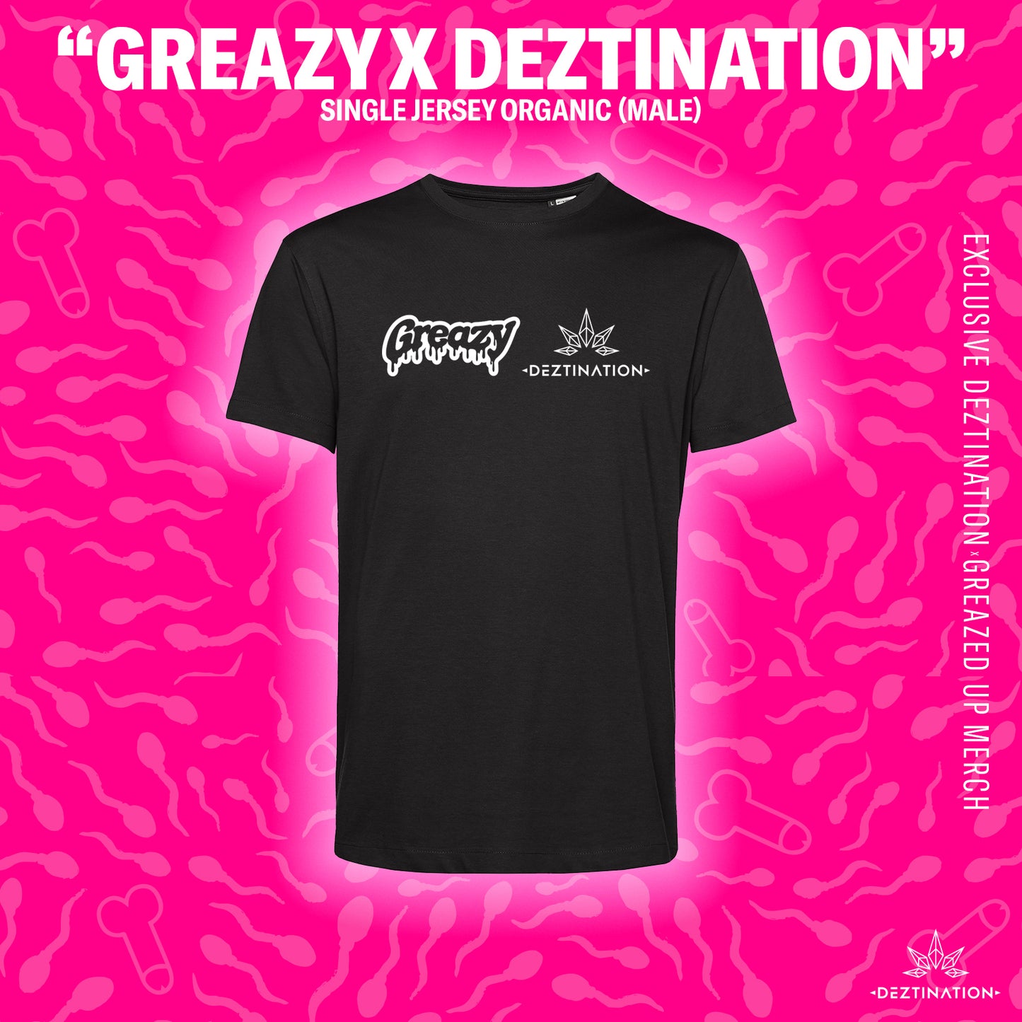 Greazy'n Deztination t-shirt (male)