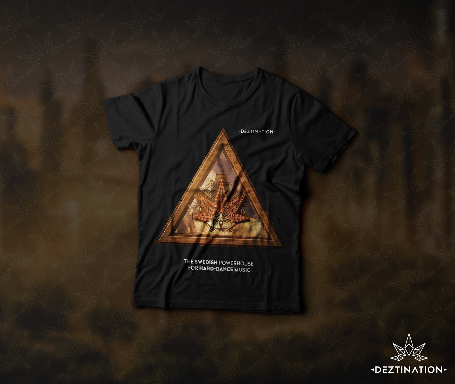 "Enchanted Chrystal Triangle" T-Shirt (Male)