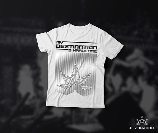 "My Deztination is Hardcore" Crystal T-Shirt (female)