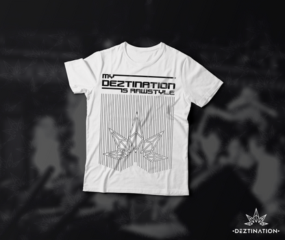 "My Deztination is Rawstyle" Crystal T-Shirt (male)